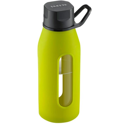 Takeya Green Glass Water Bottle Review by OnceAMomAlwaysAMom.com