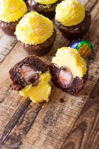 12 Festive Easter Recipes: Cadbury Brownie Bites | OnceAMomAlwaysAMom.com